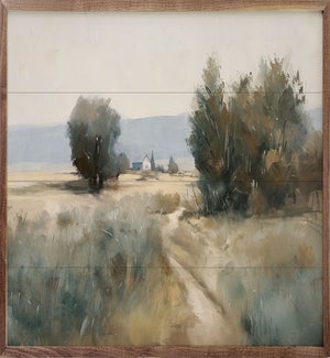 Distant Barn 2 By Nina Blue